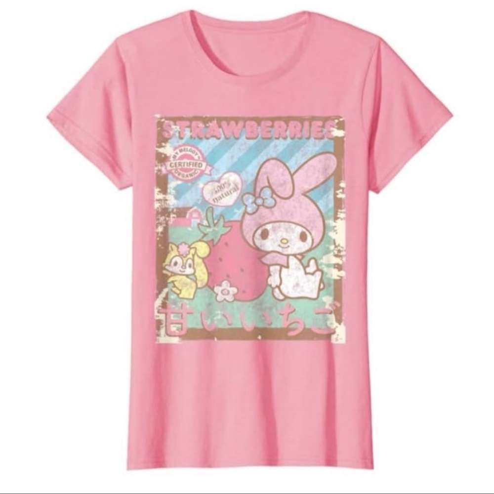 Sanrio Pink My Melody Graphic Tee